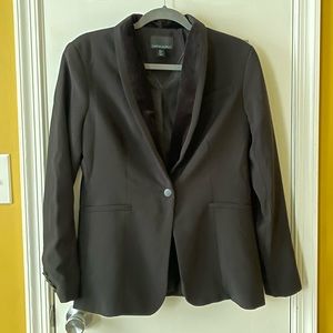 Black Velvet Collared Blazer